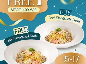 Promo Bakerzin Buy 1 Free 1 Beef Stroganoff Pasta