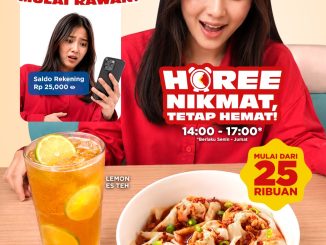 Promo Bakmi GM Happy Hour Menu Favorit mulai Rp. 25.001 untuk menu hemat sore hari