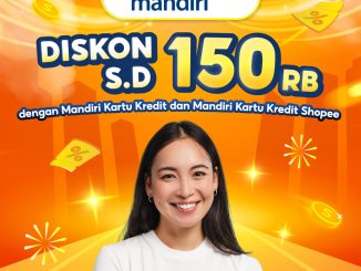 Promo Bank Mandiri Shopee 6.6 diskon hingga Rp150.000 dengan kartu kredit Mandiri di Shopee