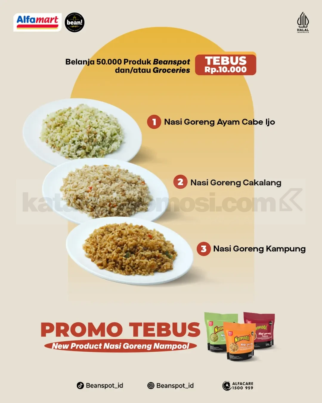 Promo Bean Spot Tebus Nasi Goreng Nampool Rp. 10.000 Promo Bean Spot Tebus Nasi Goreng Nampool Rp. 10.000 1