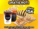 Promo Beanspot Beli Kopi Gratis Roti dengan tambahan Rp. 15.000 selama Mei 2026