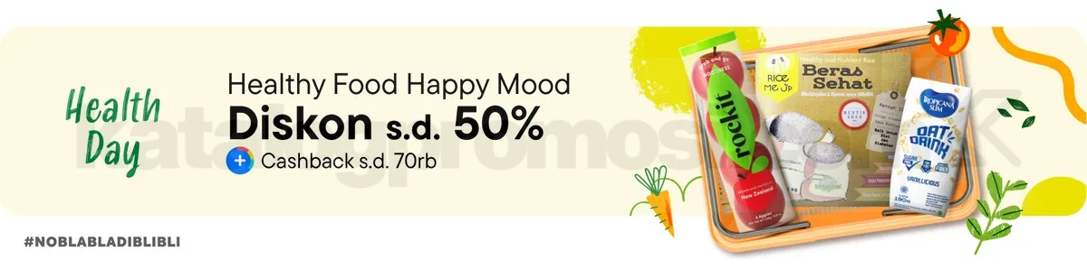 Promo Blibli Healthy Food Diskon hingga 50% Promo Blibli Healthy Food diskon hingga 50% produk sehat pilihan