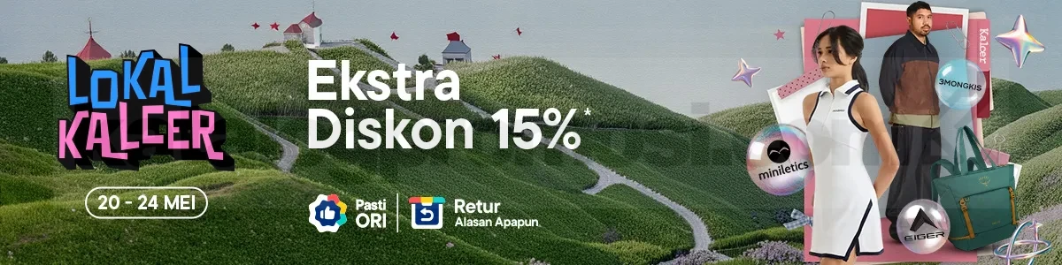 Promo Blibli Lokal Kalcer Diskon 15% Pengguna Baru Promo Blibli Lokal Kalcer diskon 15% pengguna baru untuk produk sport dan fashion