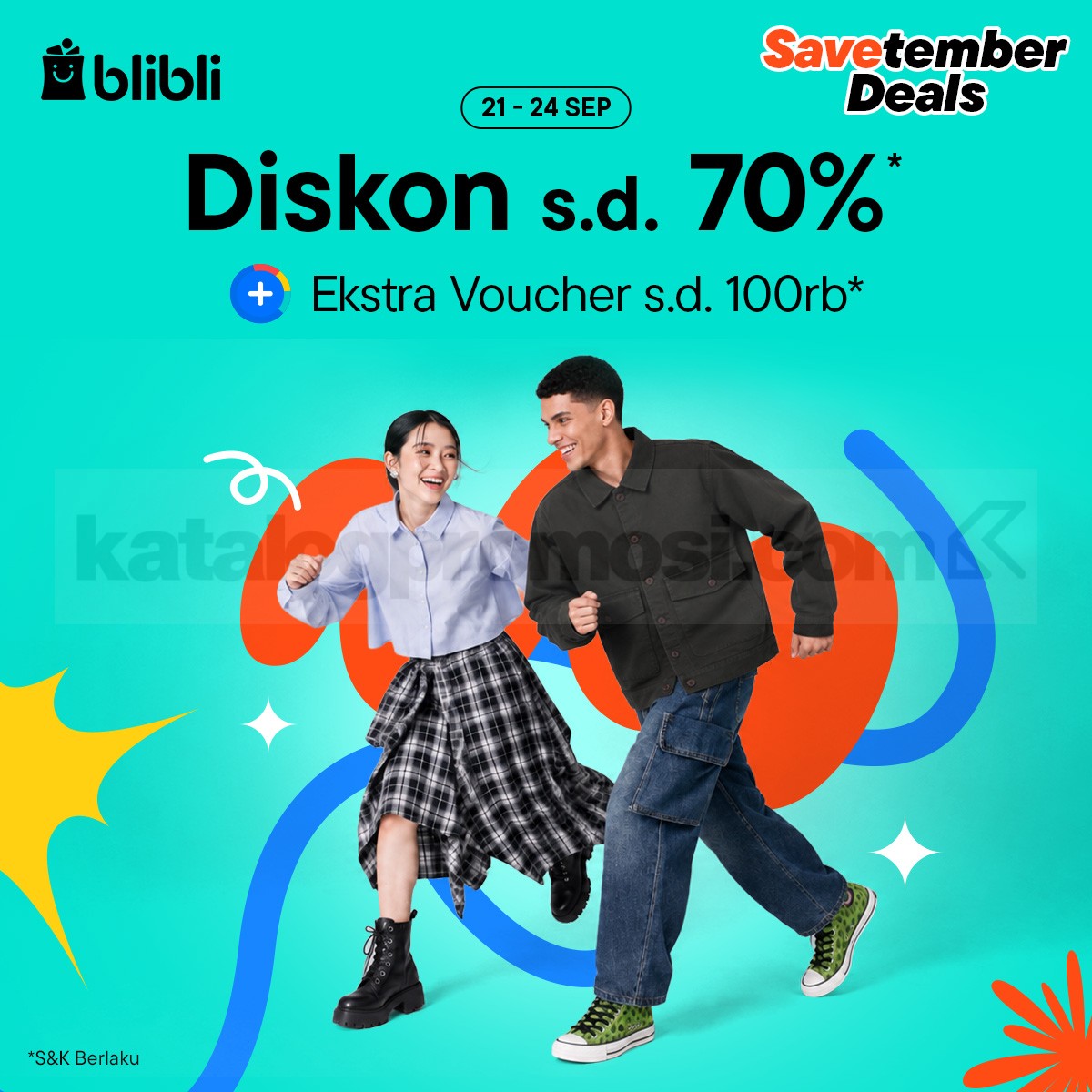Promo Blibli Savetember Deals Diskon hingga 70% Promo Blibli Savetember Deals diskon hingga 70% dan ekstra voucher hingga Rp100.000