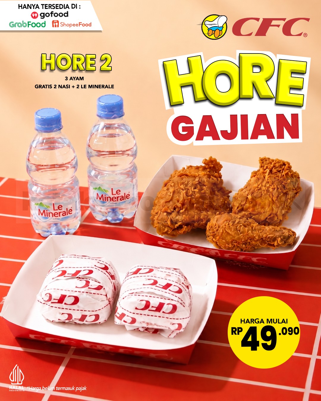 Promo CFC Hore Gajian Paket Ayam mulai Rp. 40.909 Promo CFC Hore Gajian Paket Ayam mulai Rp. 40.909 1