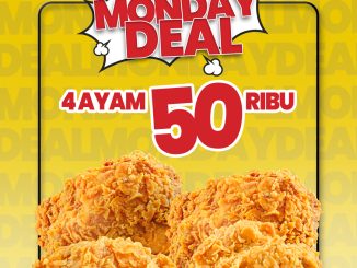 Promo CFC Monday Deal 4 Ayam Rp. 50.000 paket ayam goreng hemat setiap Senin