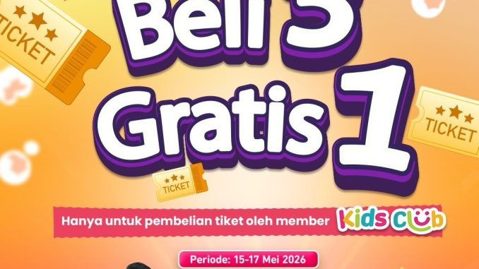 Promo CGV Family Day Beli 3 Gratis 1 Tiket untuk film Semua Umur di studio 2D Regular