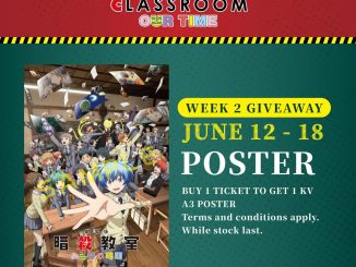 Promo CGV The Movie Assassination Classroom Our Time Gratis Poster A3 Main Key Visual dengan pembelian tiket film