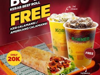 Promo Circle K Beli Makanan Gratis Minuman Rp. 20.000 Kebab Beef Roll dan Calamansi