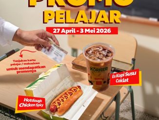 Promo Circle K Pelajar Hotdough Chicken Spicy dan minuman mulai Rp. 20 ribu