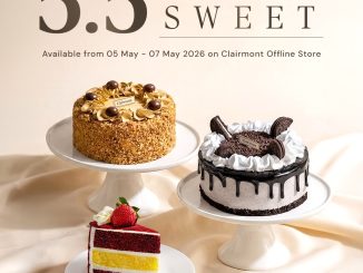 Promo Clairmont 5.5 Signature Sweet Rp. 150.000 untuk whole cake 15 cm dan upsize 18 cm