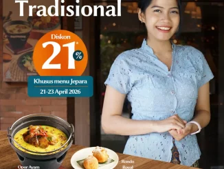 Promo Dapur Solo Hari Kartini Diskon 21% menu Jepara Series dine in pakai baju tradisional