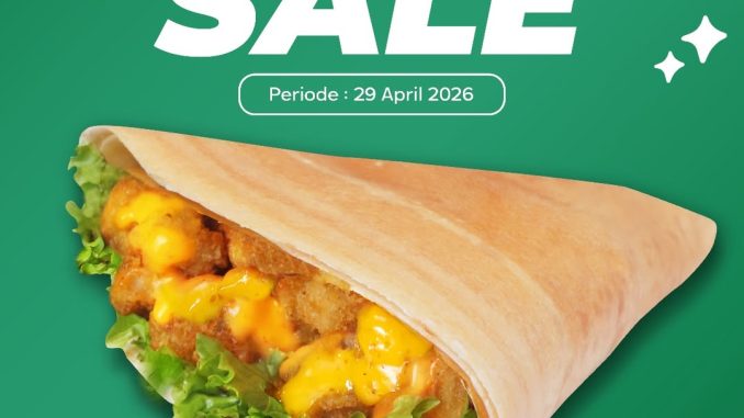 Promo Dcrepes Flash Sale Menu mulai Rp. 19.091 harga spesial Chicken Honey Mustard dan Beef Burger