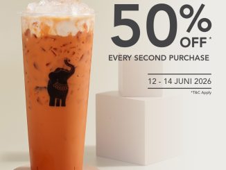 Promo Dum Dum Thai Drinks Opening Diskon 50% untuk pembelian minuman kedua di Tiara Dewata Soputan Bali