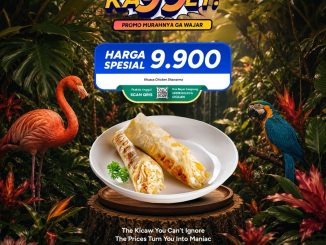 Promo Emado’s Bank Saqu Chicken Shawarma Rp. 9.900 dengan pembayaran QRIS Bank Saqu