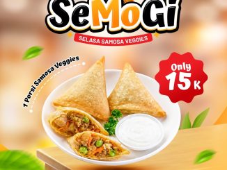 Promo Emado’s SeMoGi Selasa Samosa Veggies Rp. 15.000 setiap hari Selasa