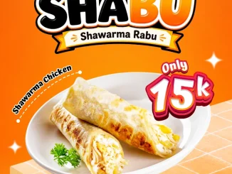 Promo Emado’s SHABU Shawarma Chicken Rabu Rp. 15.000 menu shawarma hemat