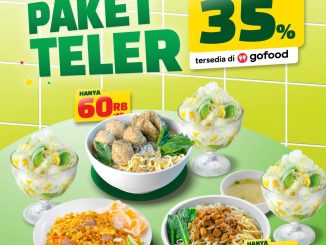Promo Es Teler 77 GoFood Flash Sale Paket Teler Diskon 35% mulai Rp. 50 ribuan periode Mei Juni 2026