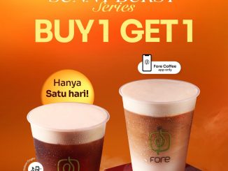 Promo Fore Coffee Sunny Burst Series Beli 1 GRATIS 1 tanggal 17 April 2026 melalui aplikasi Fore Coffee