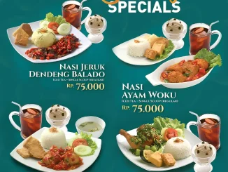 Promo Fountain Ice Cream Mid Year Specials mulai Rp. 70.000 dengan paket makanan, Iced Tea, dan Ice Cream