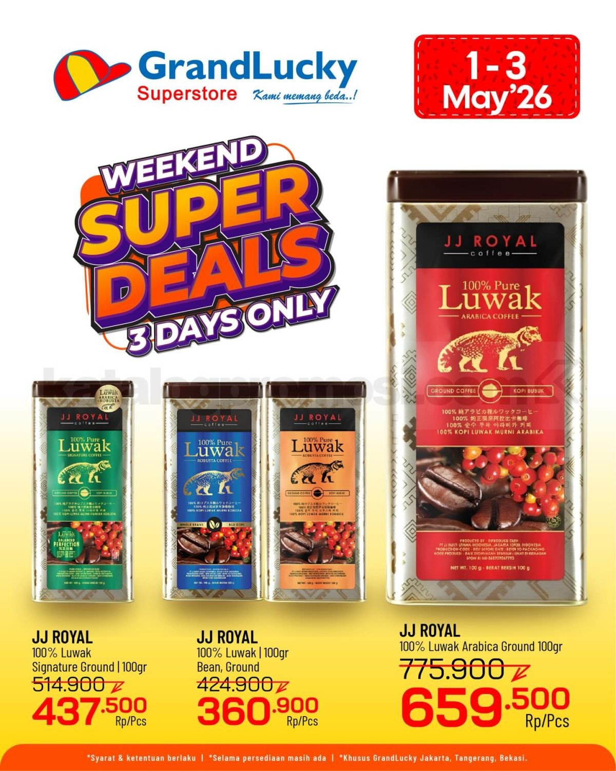 Promo GRAND LUCKY JSM 01-03 Mei 2026
