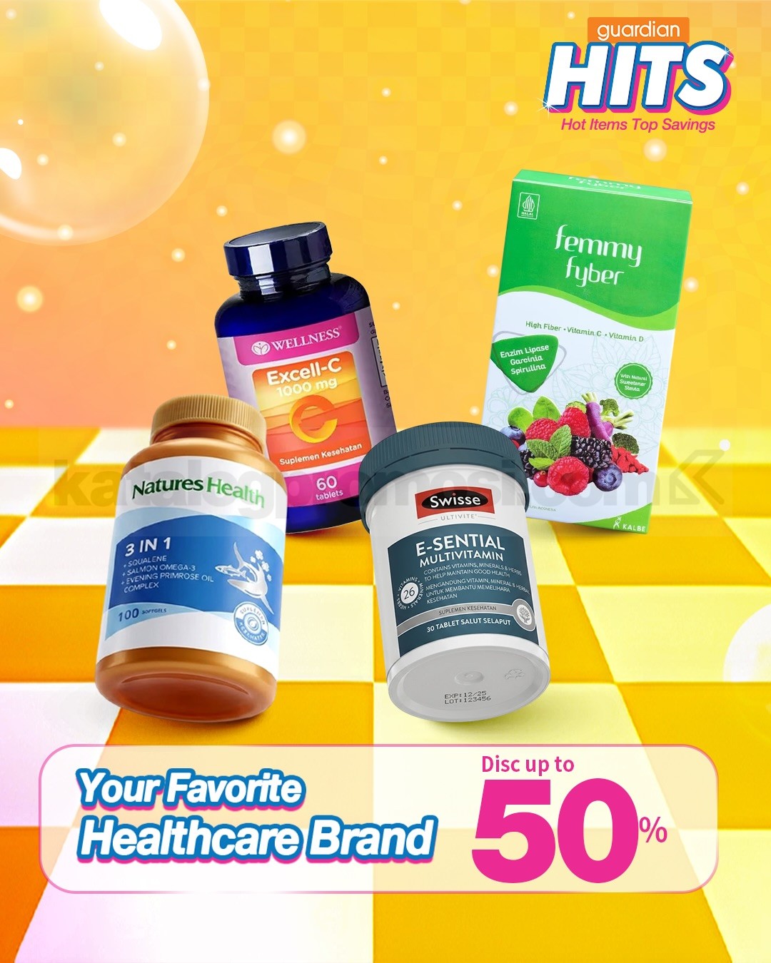 Promo Guardian HITS Diskon hingga 50% Promo Guardian HITS Diskon hingga 50% 3