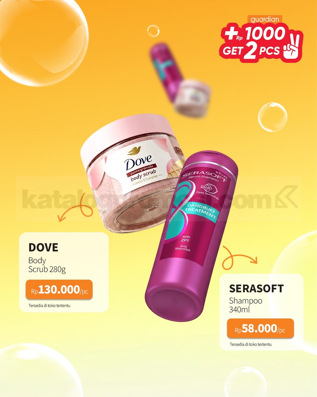 PROMO GUARDIAN SUPER HEMAT MINGGUAN - TAMBAH +Rp. 1.000 DAPAT 2 PRODUK