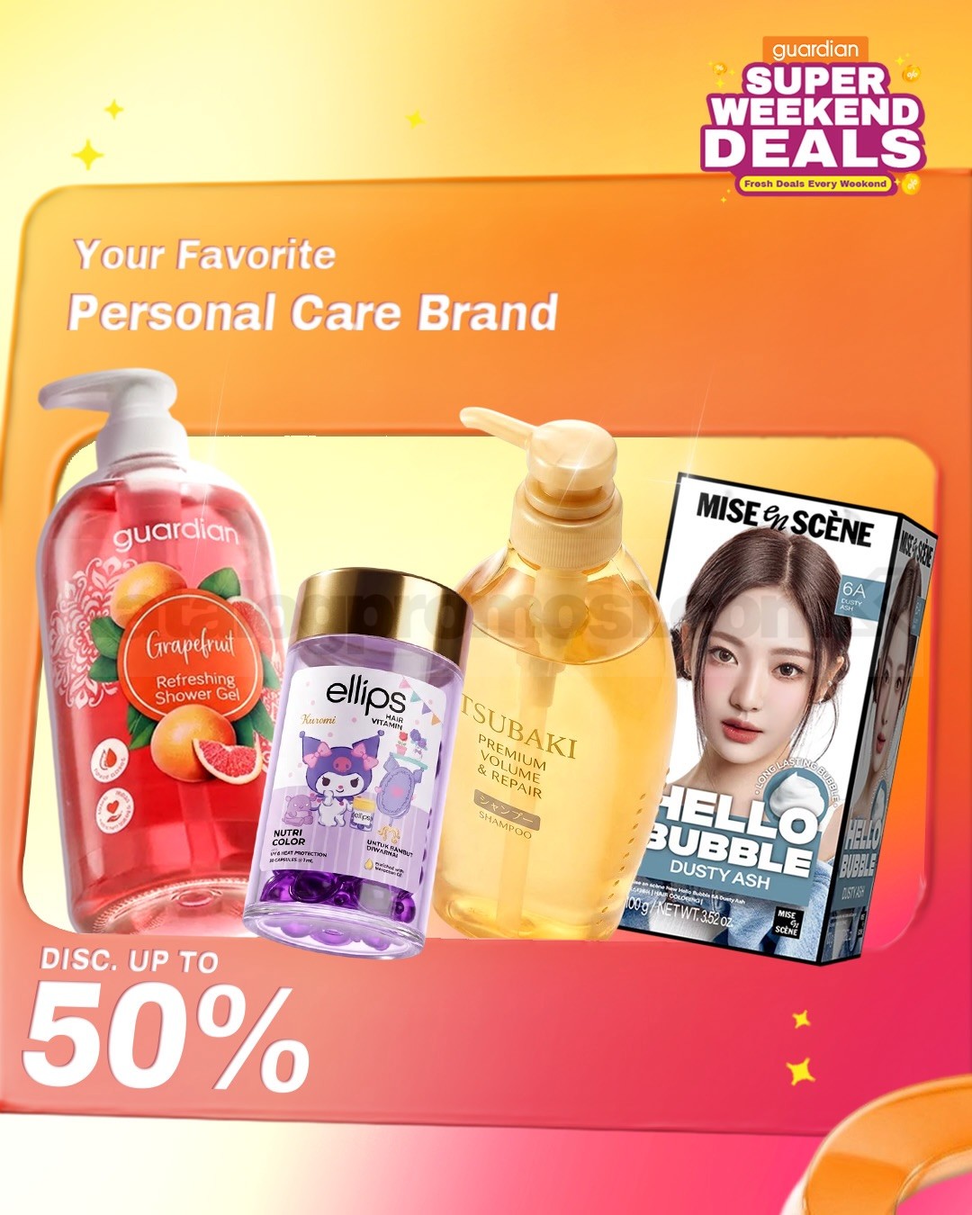 Promo Guardian Super Weekend Deals Diskon Hingga 50%
