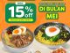 Promo Han Guksu Birthday Treats Diskon 15% untuk ulang tahun bulan Mei