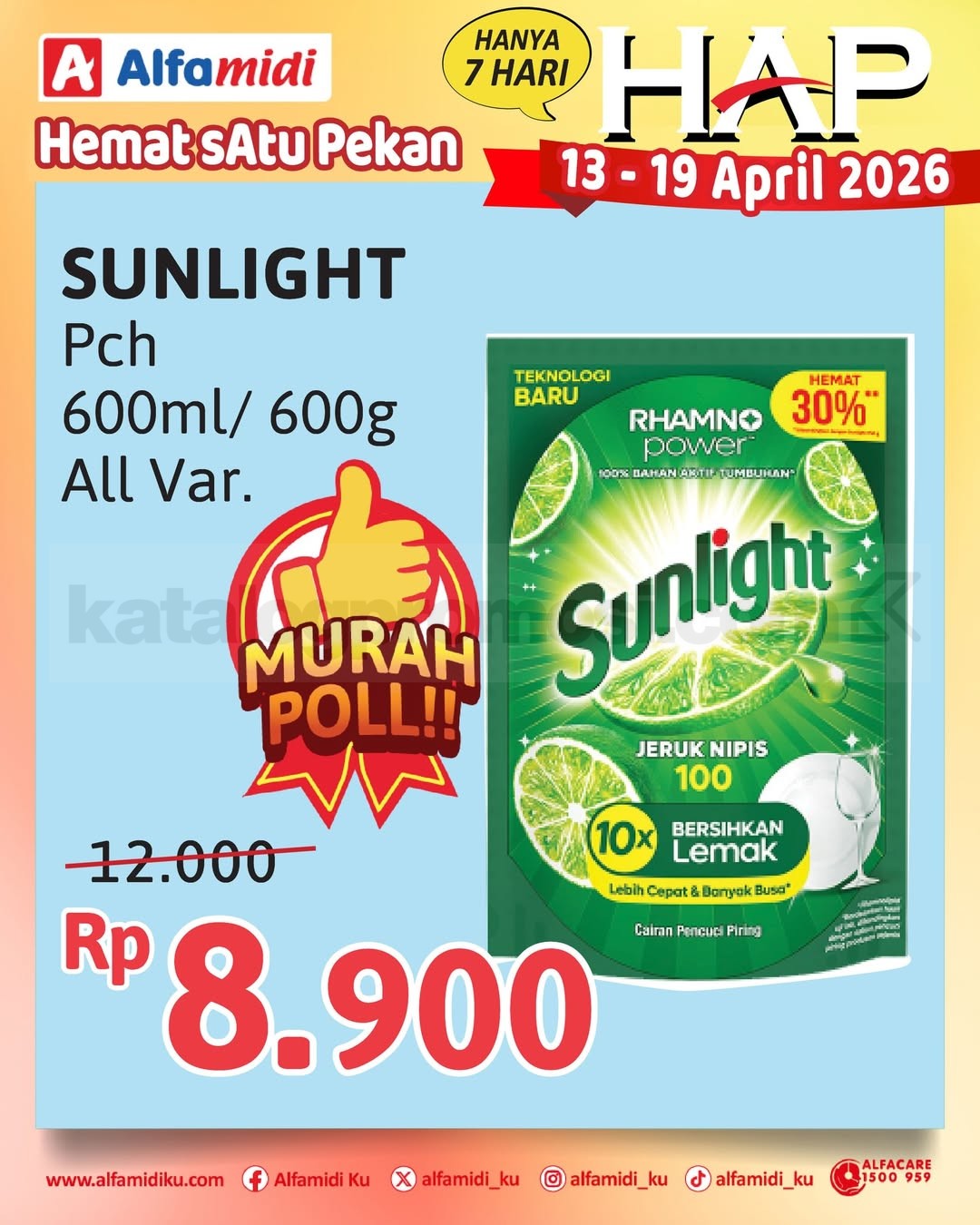 Promo HAP ALFAMIDI periode 13-19 April 2026 Promo HAP ALFAMIDI periode 13-19 April 2026