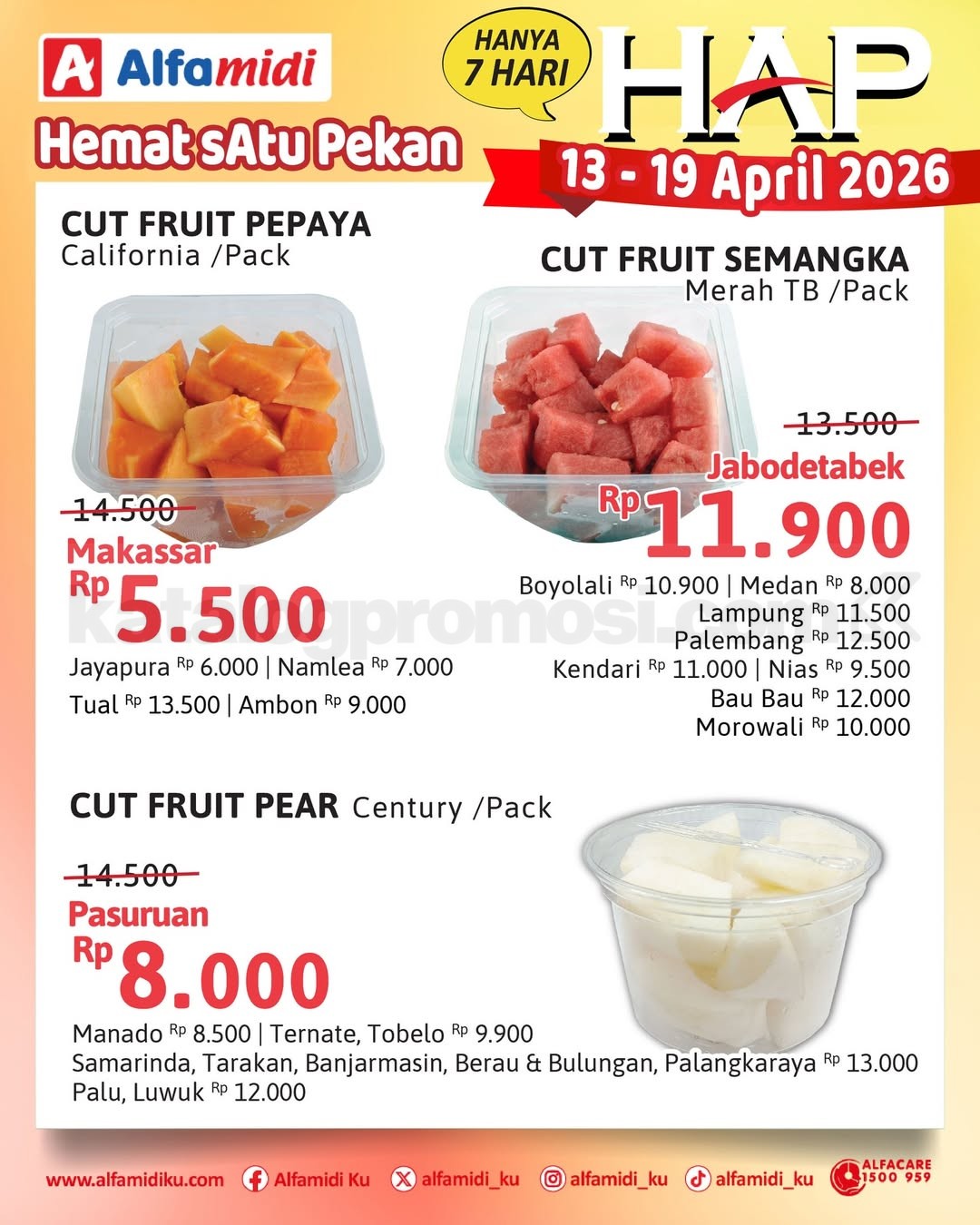 Promo HAP ALFAMIDI periode 13-19 April 2026 Promo HAP ALFAMIDI periode 13-19 April 2026 1