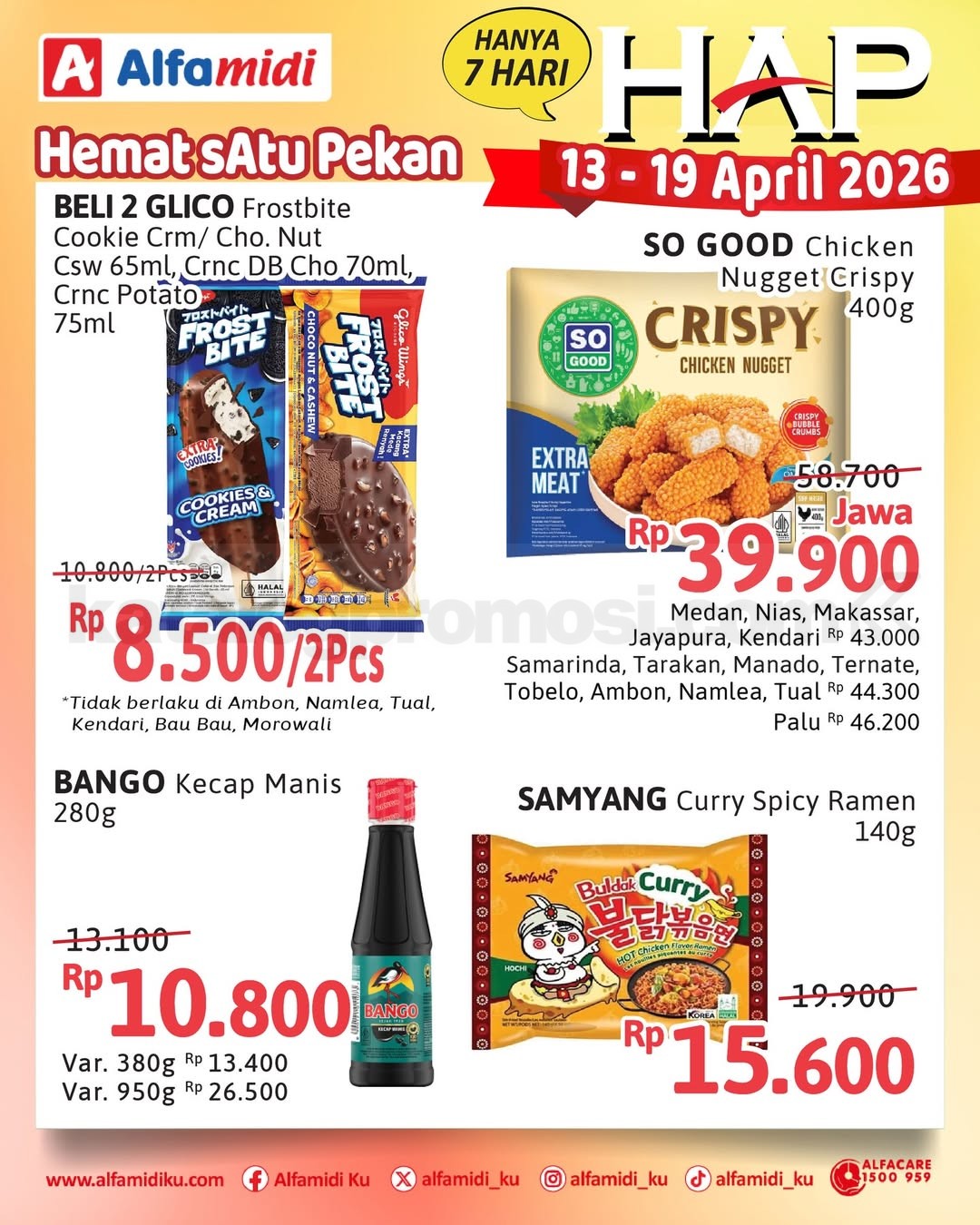 Promo HAP ALFAMIDI periode 13-19 April 2026 Promo HAP ALFAMIDI periode 13-19 April 2026 2