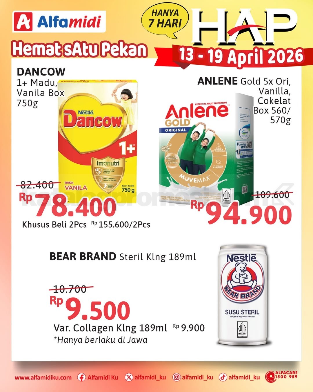 Promo HAP ALFAMIDI periode 13-19 April 2026 Promo HAP ALFAMIDI periode 13-19 April 2026 4