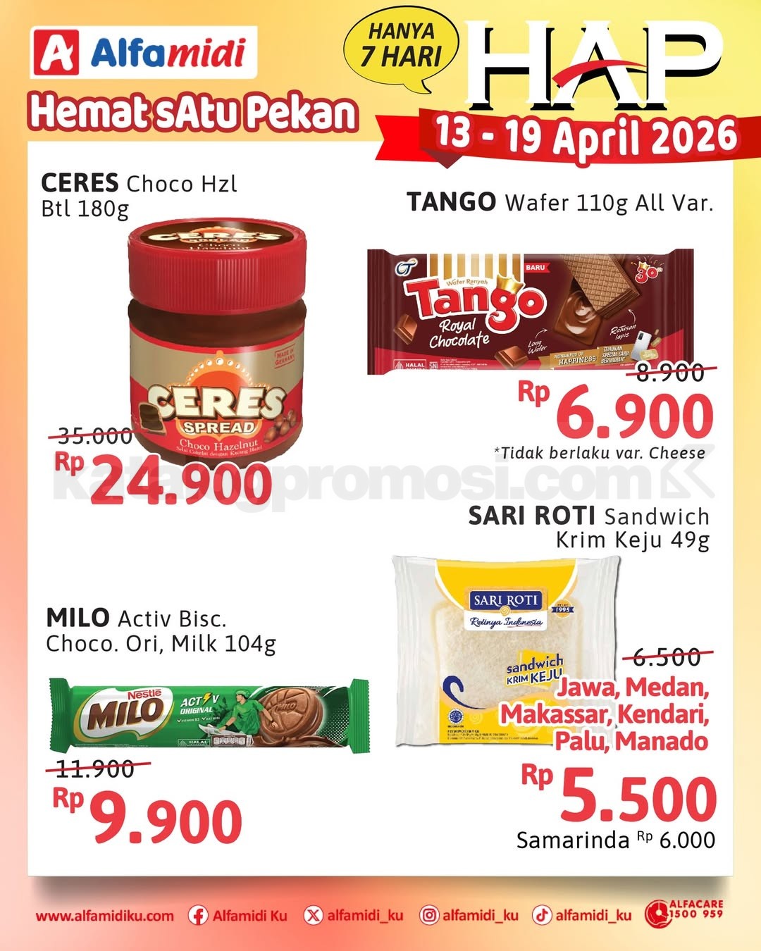 Promo HAP ALFAMIDI periode 13-19 April 2026 Promo HAP ALFAMIDI periode 13-19 April 2026 5