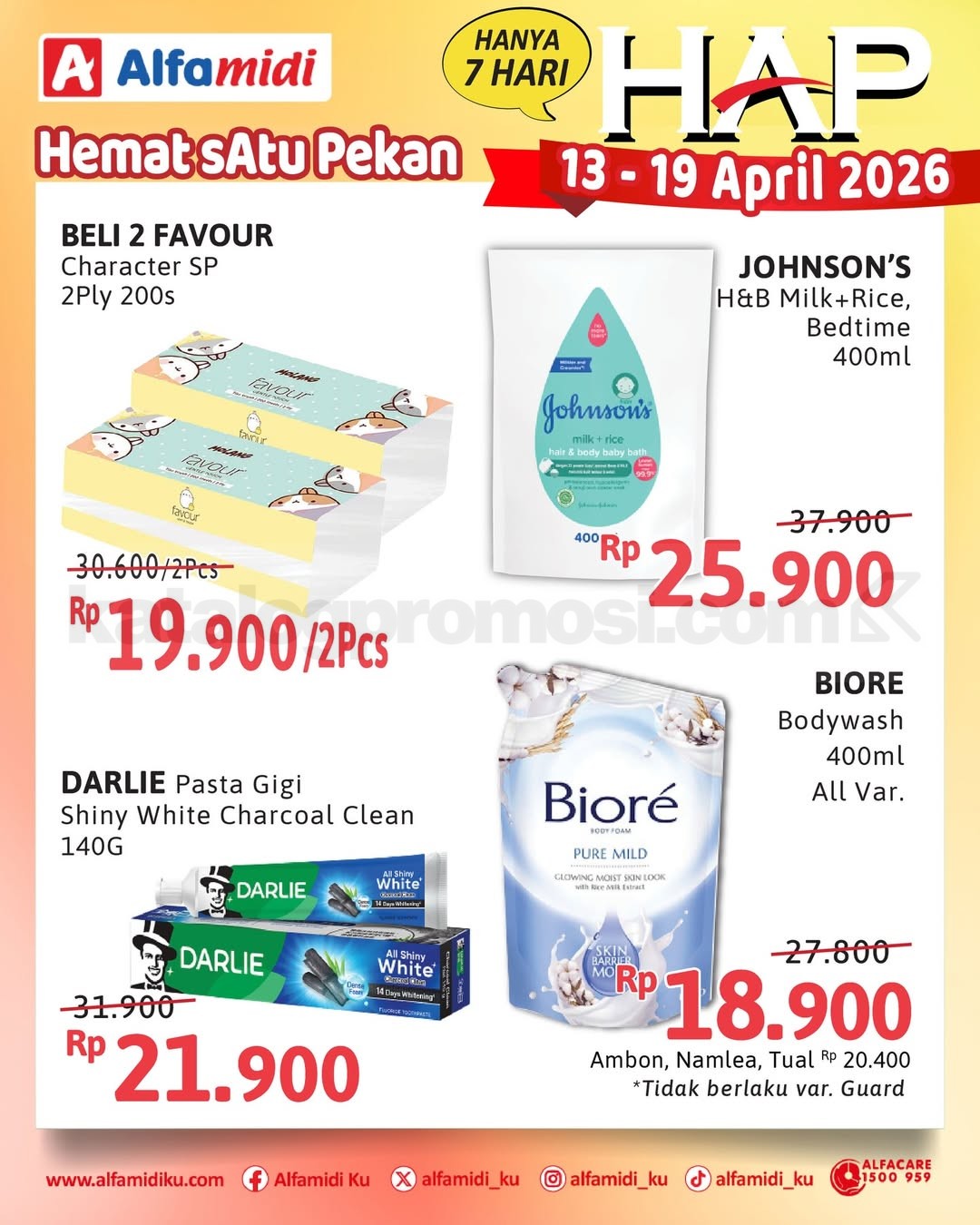 Promo HAP ALFAMIDI periode 13-19 April 2026 Promo HAP ALFAMIDI periode 13-19 April 2026 6