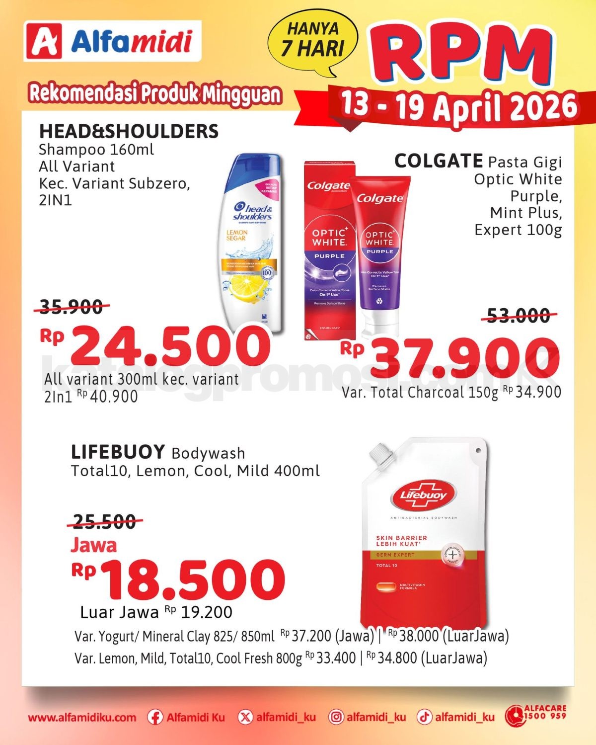Promo HAP ALFAMIDI periode 13-19 April 2026 Promo HAP ALFAMIDI periode 13-19 April 2026 9