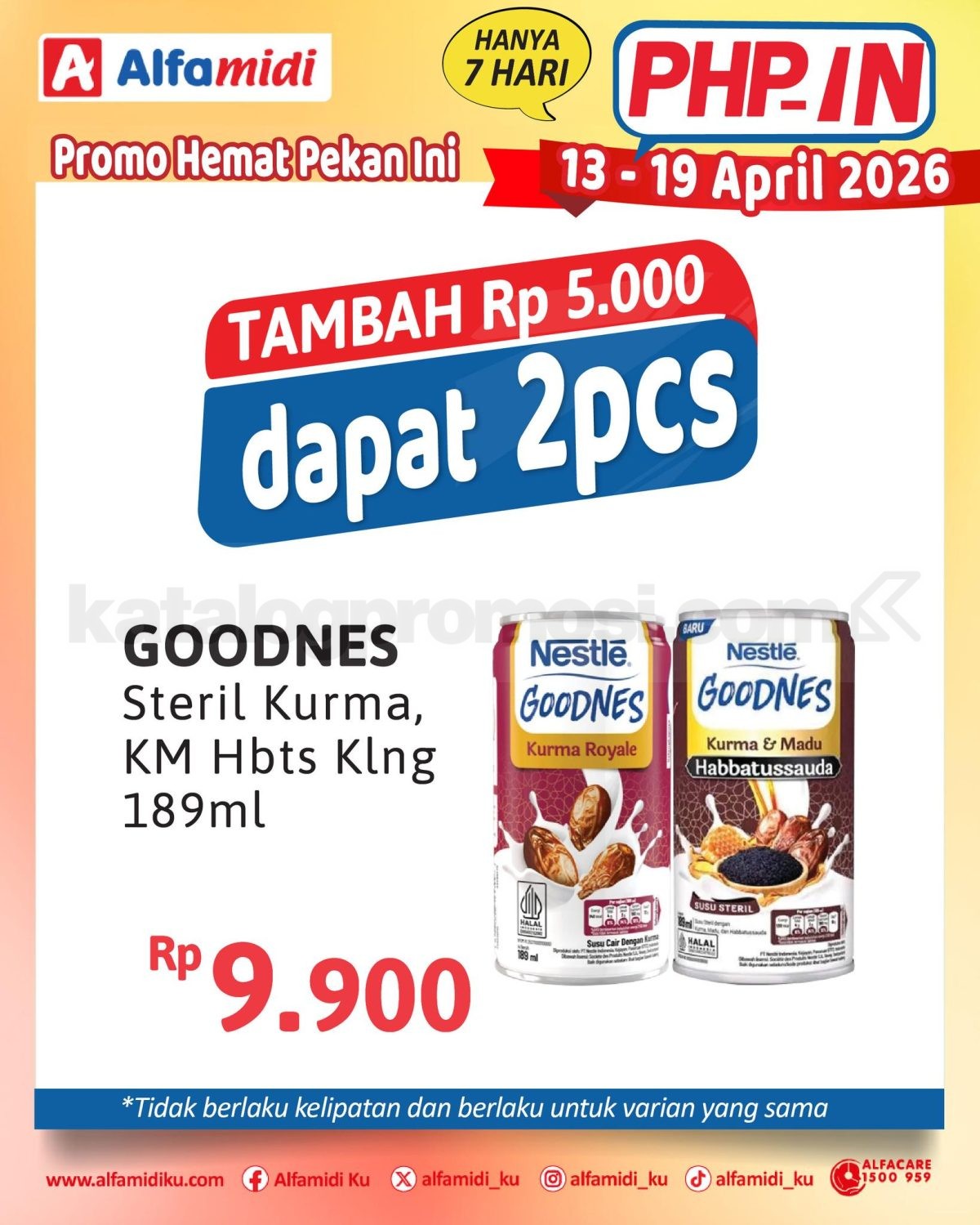 Promo HAP ALFAMIDI periode 13-19 April 2026 Promo HAP ALFAMIDI periode 13-19 April 2026 14