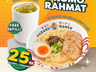 Promo Haraku Ramen Rahmat Chicken Ramen Rp 25.000 menu ramen murah terbatas
