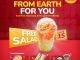 Promo HokBen Earth Day Free Salad & Nasi periode 22 April 2026