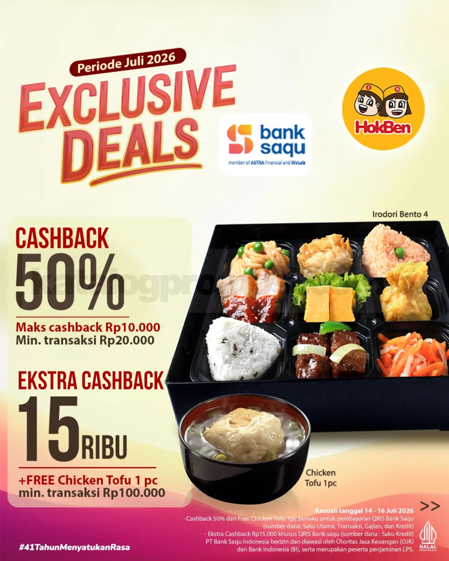 Promo HokBen Exclusive Deals Diskon hingga 50% Promo HokBen Exclusive Deals Diskon hingga 50% 1