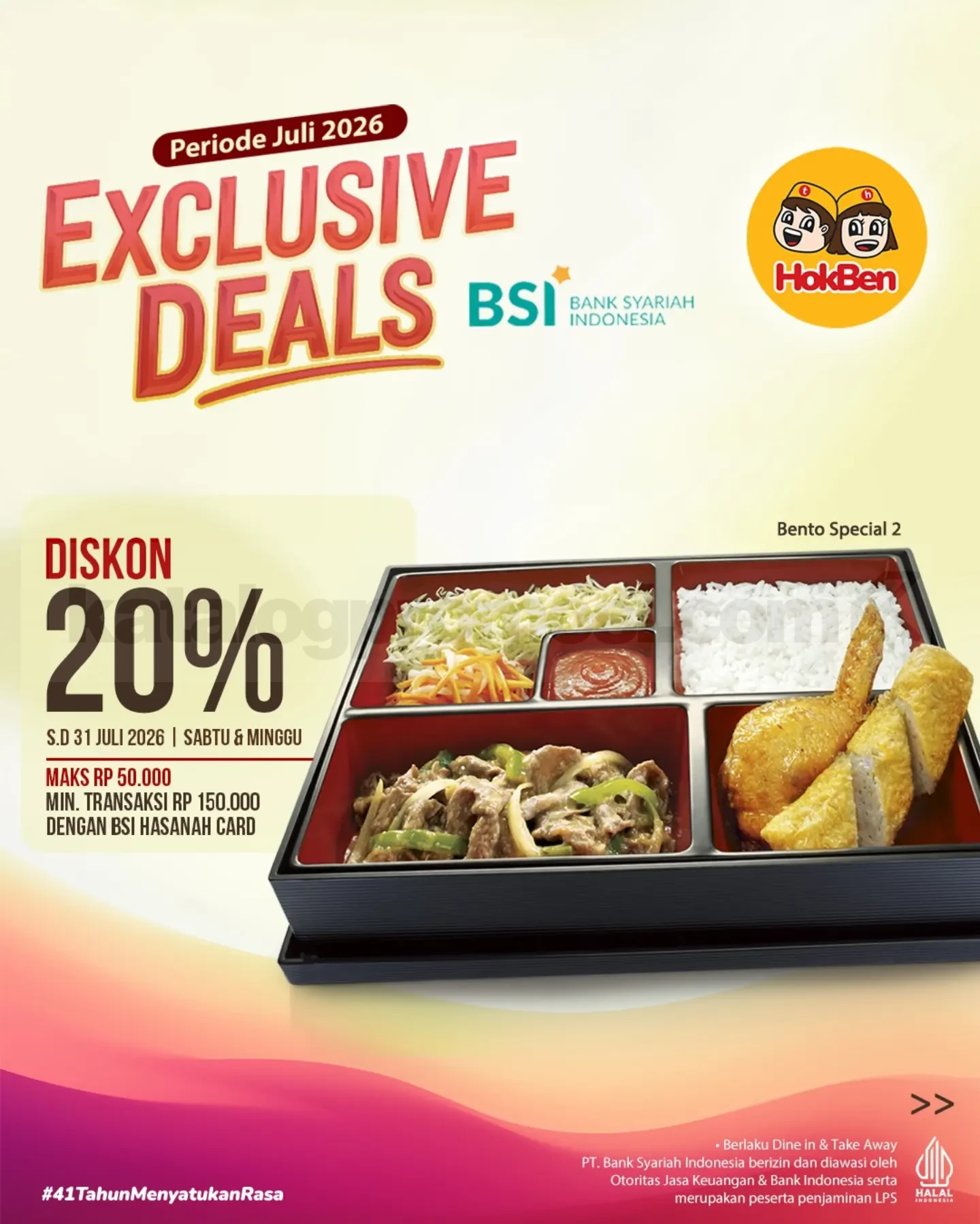 Promo HokBen Exclusive Deals Diskon hingga 50% Promo HokBen Exclusive Deals Diskon hingga 50% 3