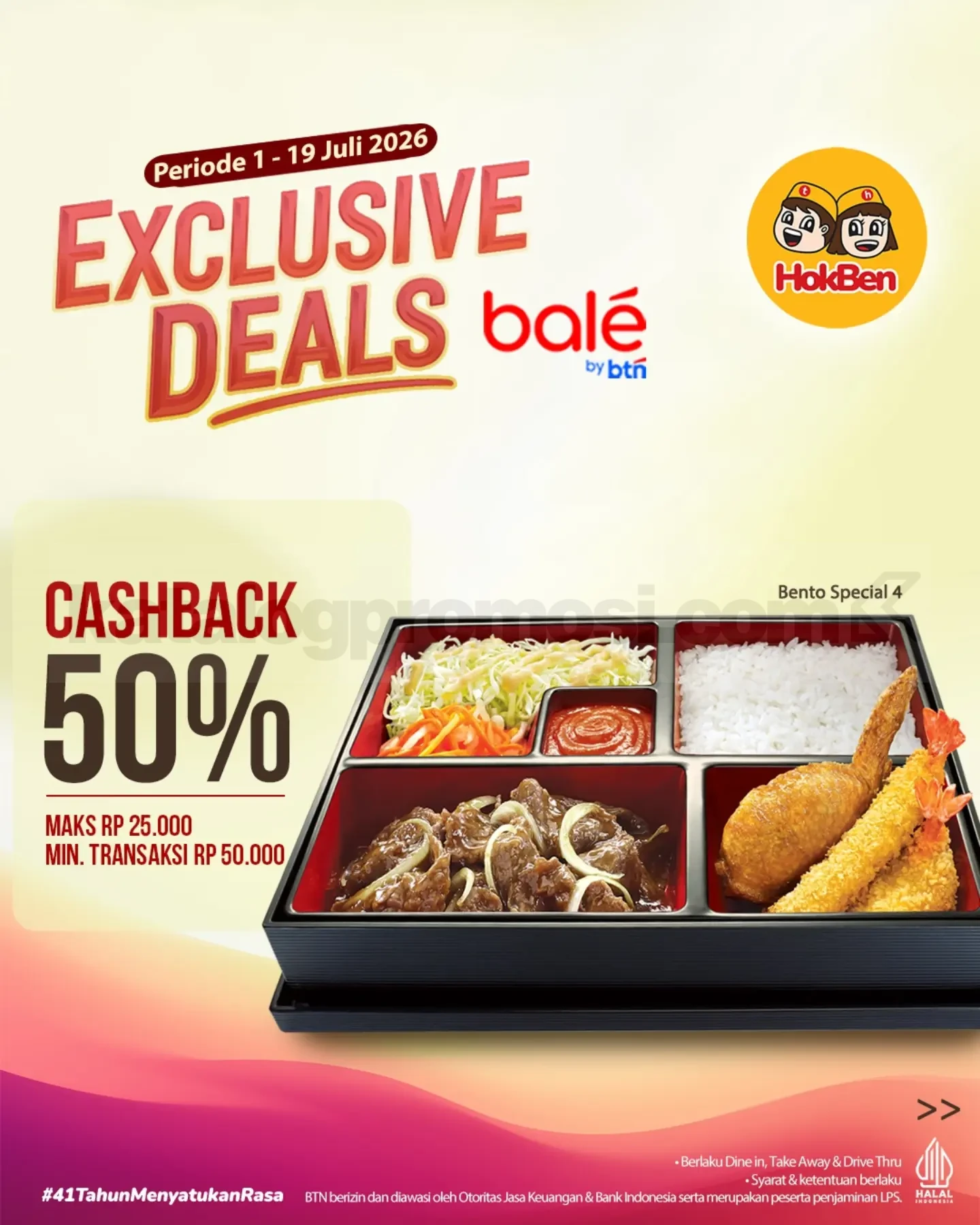Promo HokBen Exclusive Deals Diskon hingga 50% Promo HokBen Exclusive Deals Diskon hingga 50% 5