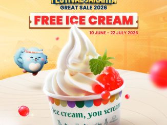 Promo Hokkaido-Ya Jakarta Great Sale Free Ice Cream gratis es krim dengan transaksi minimum tertentu