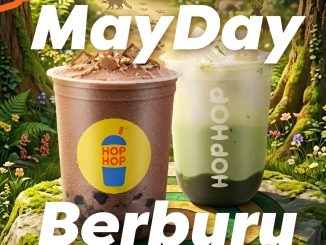 Promo HopHop May Day Beli 1 Gratis 1 Minuman minimal pembelian Rp. 27.000