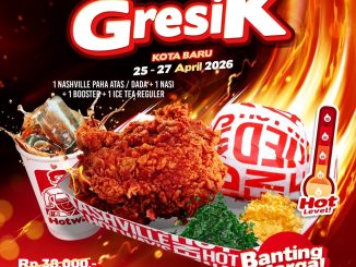 Promo Hotway’s Grand Opening Banting Harga Rp. 20.000 paket ayam pedas lengkap di Gresik