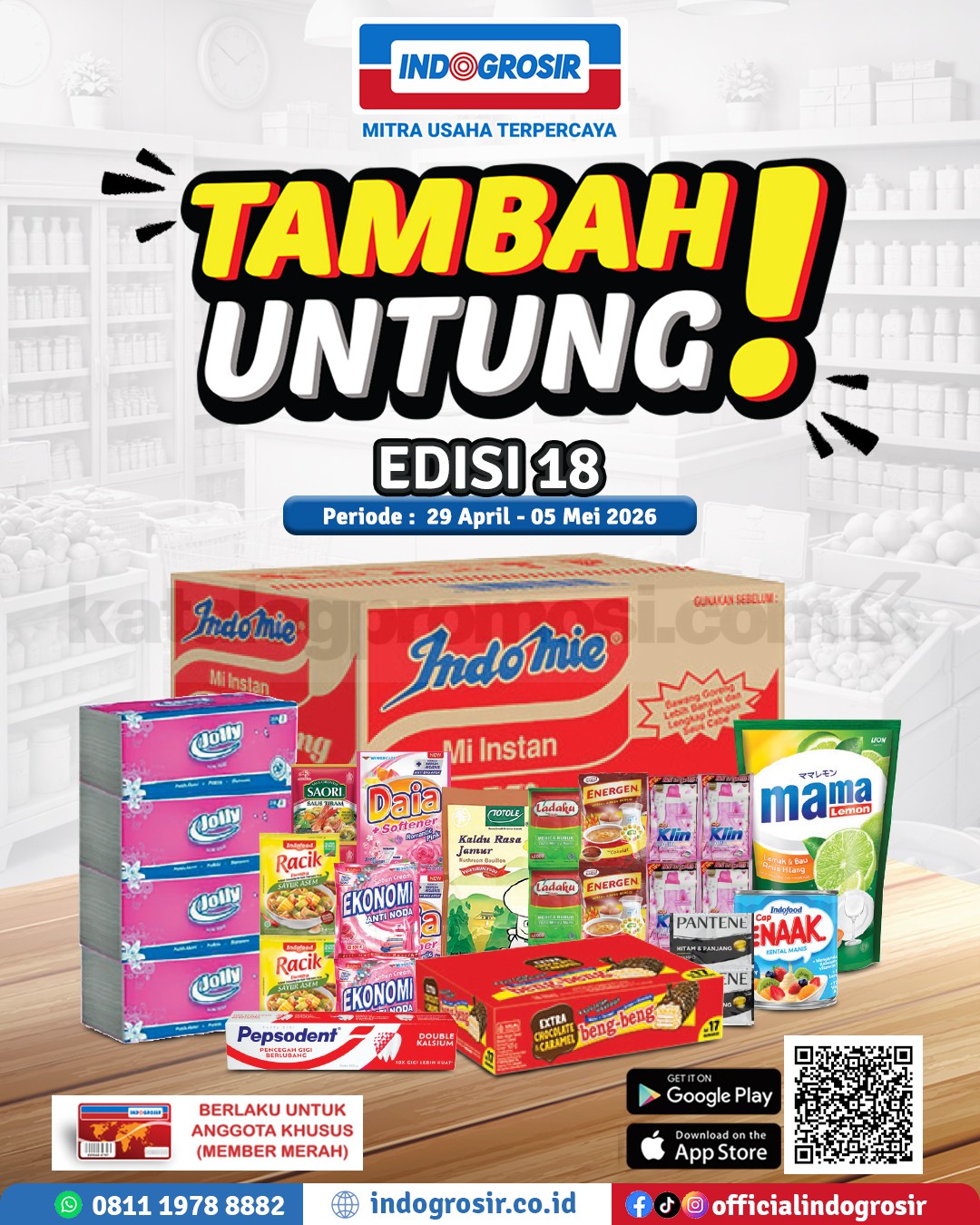 Promo Indogrosir TAMBAH UNTUNG 29 April - 05 Mei 2026