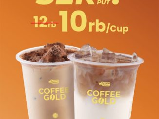 Promo Indomaret Coffee Gold Ngopi Seruput Rp. 10.000 Dolce Ice dan Tiramisu Latte Ice