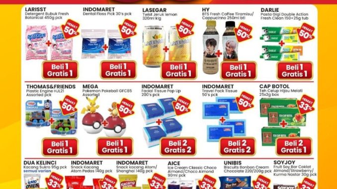 Promo Indomaret Double Date 5.5 BELI 1 GRATIS 1