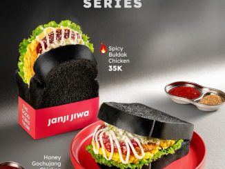 Promo Janji Jiwa Black Toast Series periode 22 – 30 April 2026 paket toast Honey Gochujang Chicken dan Spicy Buldak Chicken