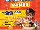 Promo Jigo Ramen All You Can Eat Rp. 99.000 periode 27 – 30 April 2026 durasi makan 90 menit di Delipark dan Plaza Medan Fair